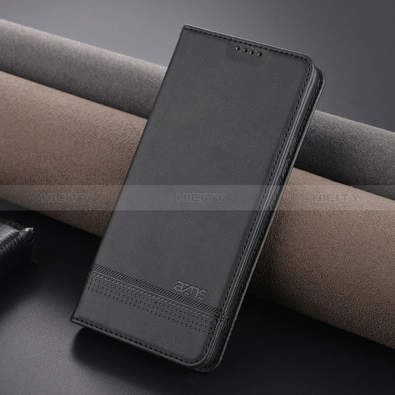 Funda de Cuero Cartera con Soporte Carcasa YZ1 para Xiaomi Redmi Note 13 Pro+ Plus 5G Negro