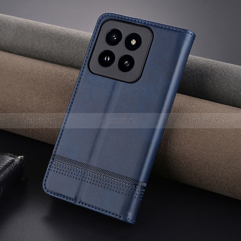 Funda de Cuero Cartera con Soporte Carcasa YZ2 para Xiaomi Mi 14 5G