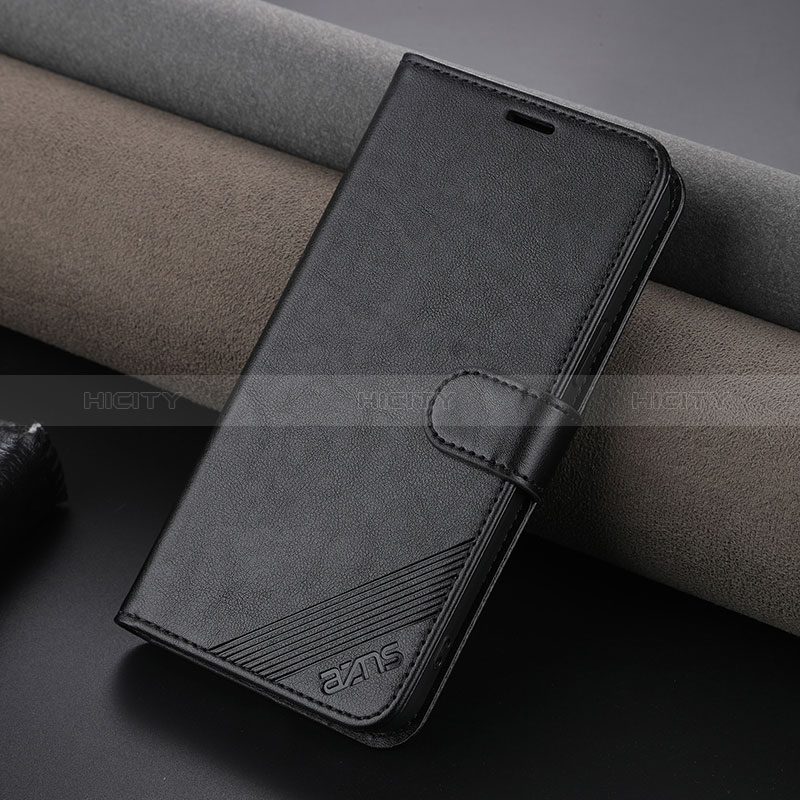 Funda de Cuero Cartera con Soporte Carcasa YZ3 para Apple iPhone 14 Negro