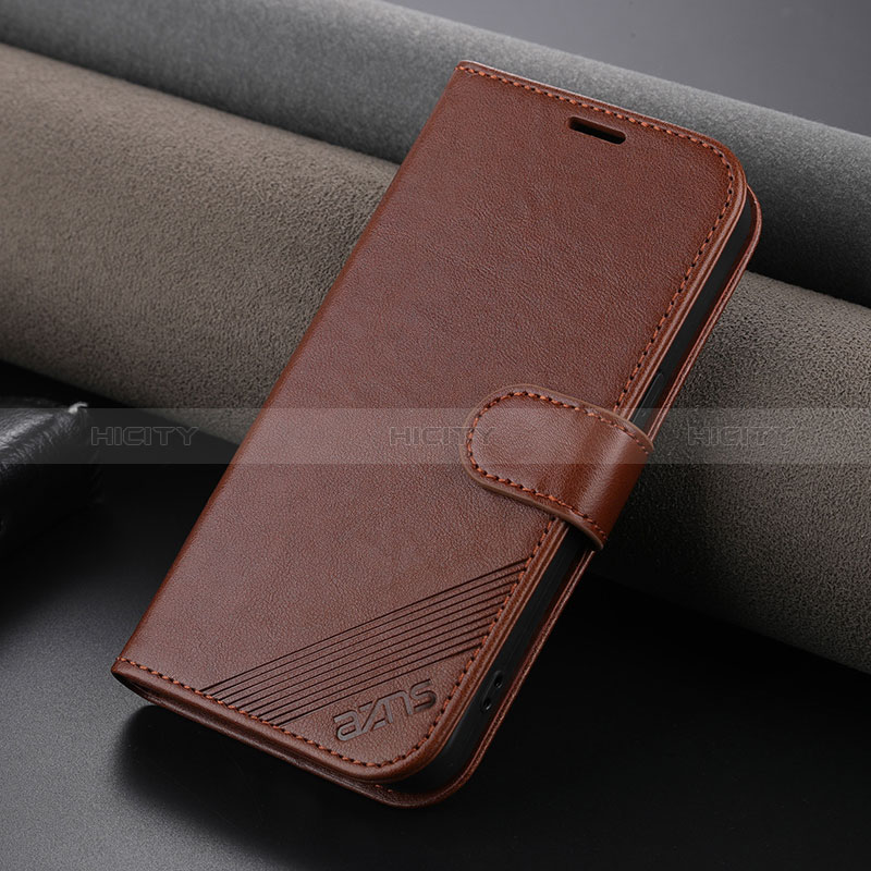 Funda de Cuero Cartera con Soporte Carcasa YZ3 para Apple iPhone 15 Pro