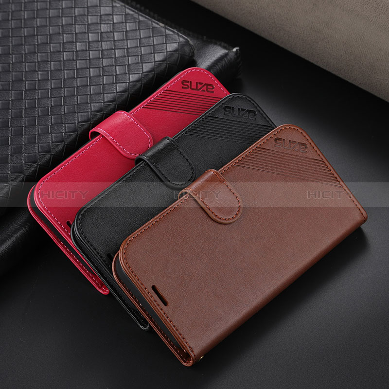 Funda de Cuero Cartera con Soporte Carcasa YZ3 para Apple iPhone 16 Pro