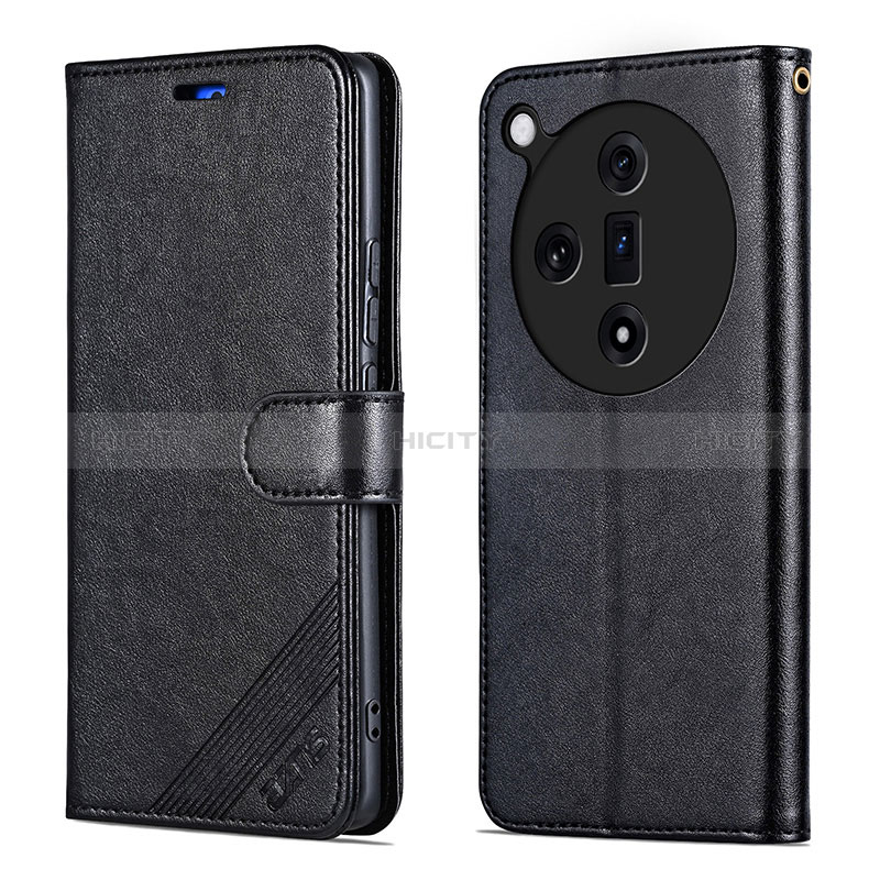 Funda de Cuero Cartera con Soporte Carcasa YZ3 para Oppo Find X7 5G Negro