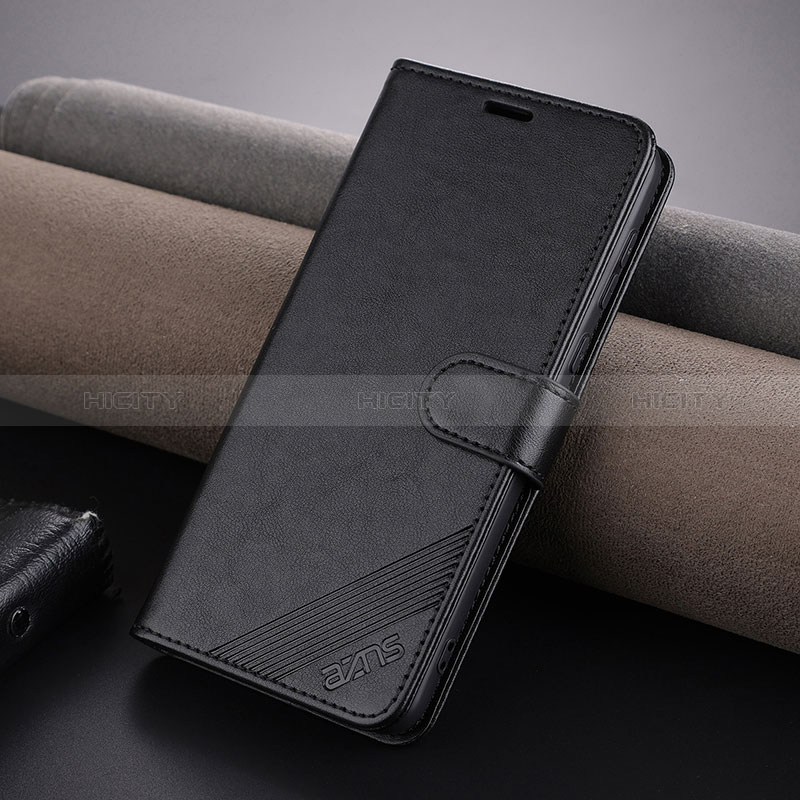 Funda de Cuero Cartera con Soporte Carcasa YZ4 para Huawei Mate 60 Negro