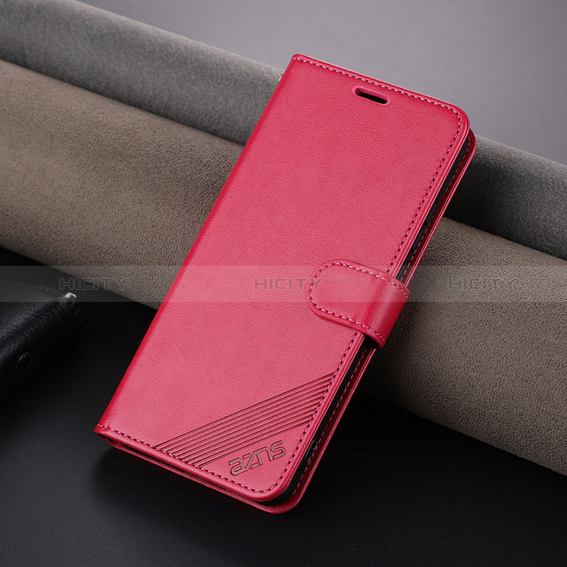 Funda de Cuero Cartera con Soporte Carcasa YZ4 para Oppo K11 5G Rosa Roja