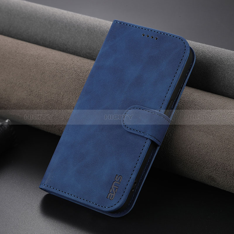 Funda de Cuero Cartera con Soporte Carcasa YZ5 para Apple iPhone 14 Pro Azul