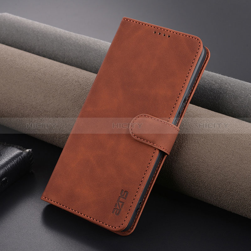 Funda de Cuero Cartera con Soporte Carcasa YZ5 para Xiaomi Mi 13T 5G Marron