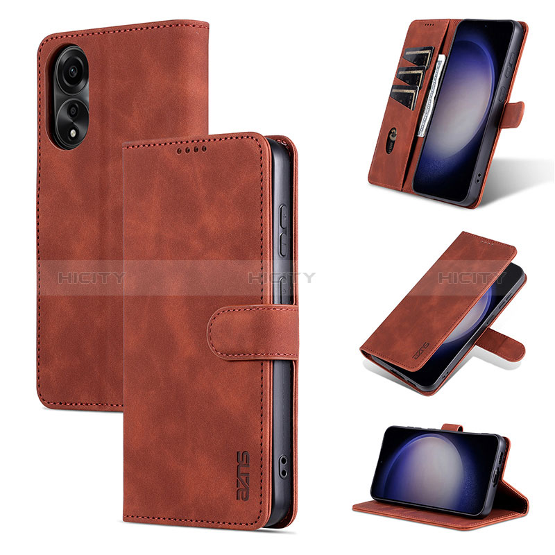 Funda de Cuero Cartera con Soporte Carcasa YZ6 para Oppo A78 4G