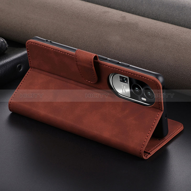 Funda de Cuero Cartera con Soporte Carcasa YZ6 para Oppo Reno10 Pro+ Plus 5G