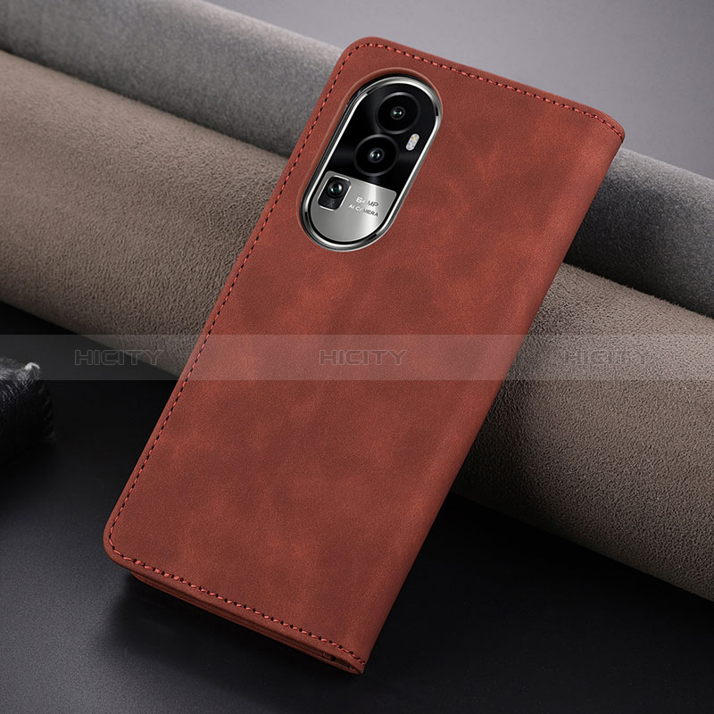 Funda de Cuero Cartera con Soporte Carcasa YZ6 para Oppo Reno10 Pro+ Plus 5G