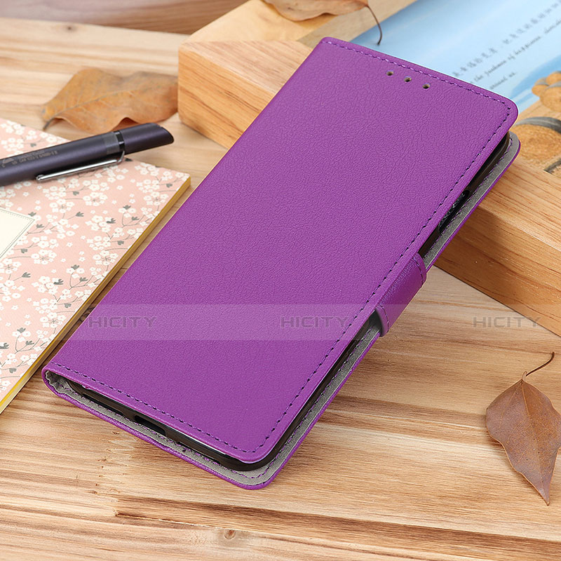 Funda de Cuero Cartera con Soporte Carcasa Z01 para Apple iPhone 14 Pro Morado