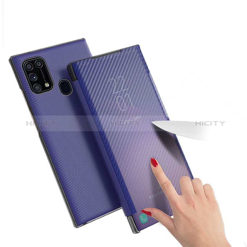 Funda de Cuero Cartera con Soporte Carcasa ZL1 para Samsung Galaxy M31