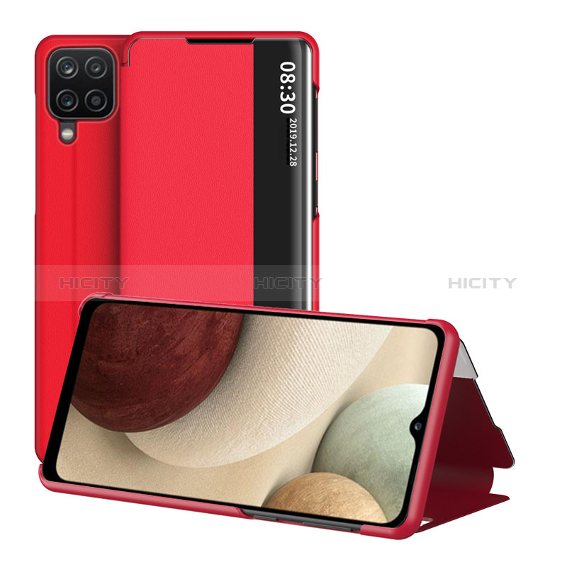 Funda de Cuero Cartera con Soporte Carcasa ZL2 para Samsung Galaxy A12