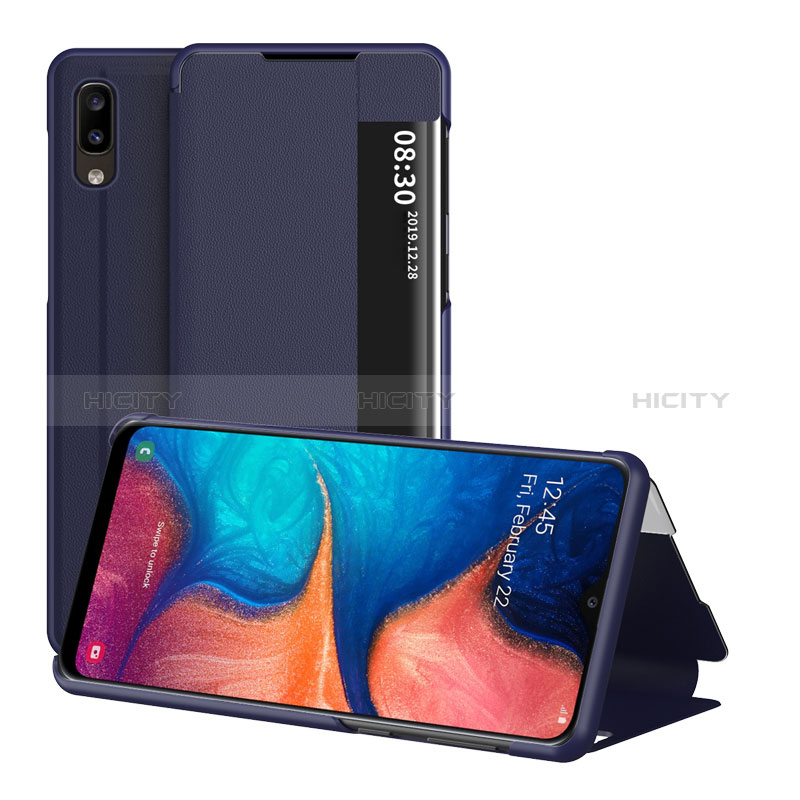 Funda de Cuero Cartera con Soporte Carcasa ZL2 para Samsung Galaxy A20e