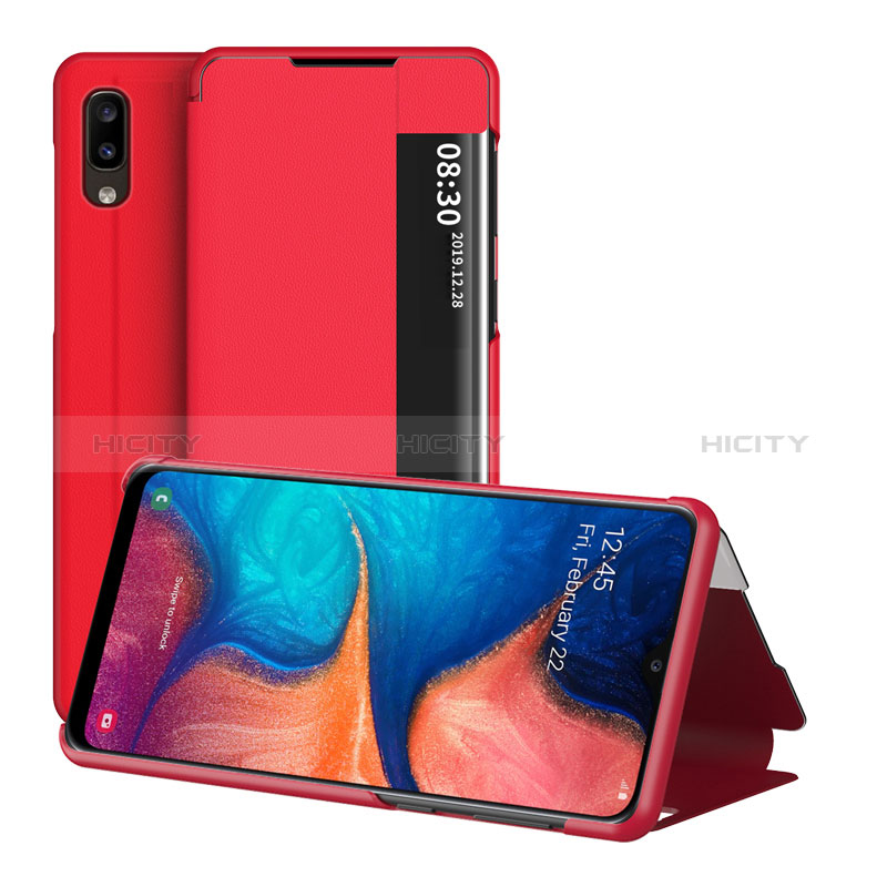 Funda de Cuero Cartera con Soporte Carcasa ZL2 para Samsung Galaxy A20e