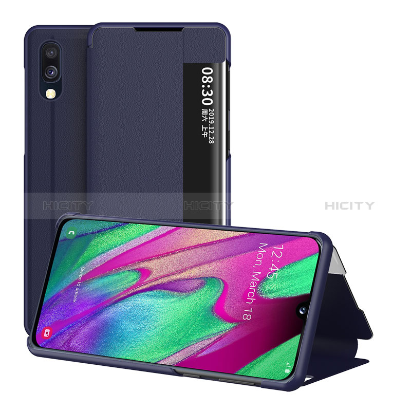 Funda de Cuero Cartera con Soporte Carcasa ZL2 para Samsung Galaxy A40