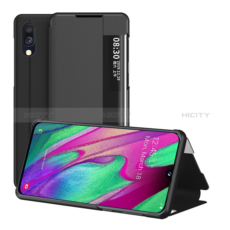 Funda de Cuero Cartera con Soporte Carcasa ZL2 para Samsung Galaxy A40