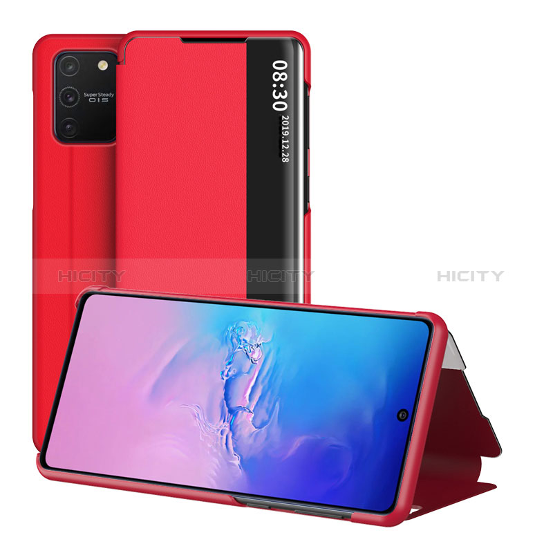 Funda de Cuero Cartera con Soporte Carcasa ZL2 para Samsung Galaxy A91