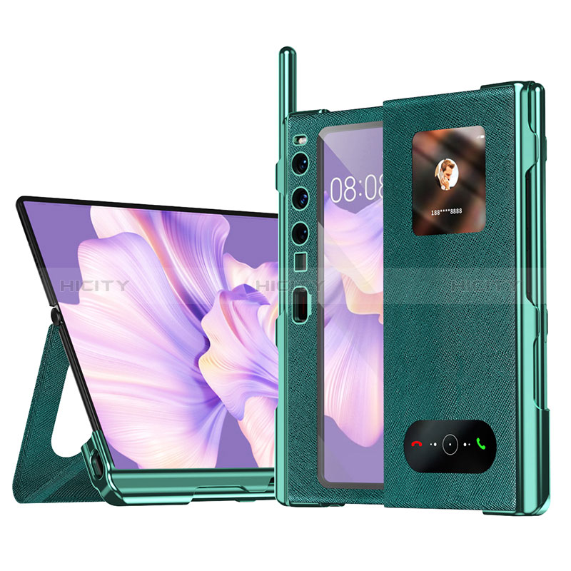 Funda de Cuero Cartera con Soporte Carcasa ZL4 para Huawei Mate Xs 2