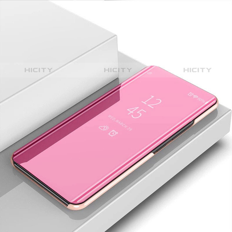 Funda de Cuero Cartera con Soporte Espejo Carcasa L01 para Oppo A93 5G