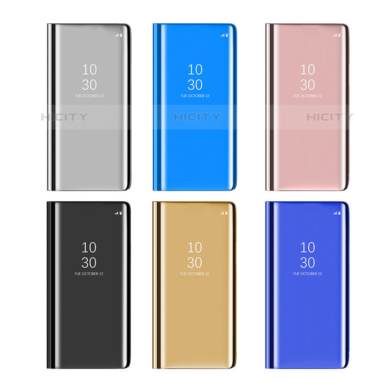 Funda de Cuero Cartera con Soporte Espejo Carcasa L01 para Oppo A95 5G