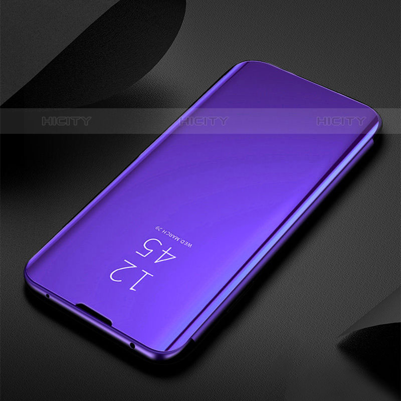 Funda de Cuero Cartera con Soporte Espejo Carcasa L01 para Oppo Reno6 Pro 5G