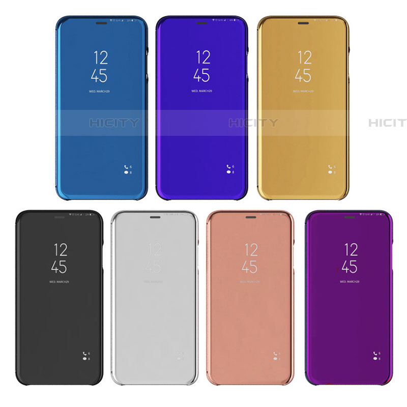 Funda de Cuero Cartera con Soporte Espejo Carcasa L01 para Samsung Galaxy F23 5G