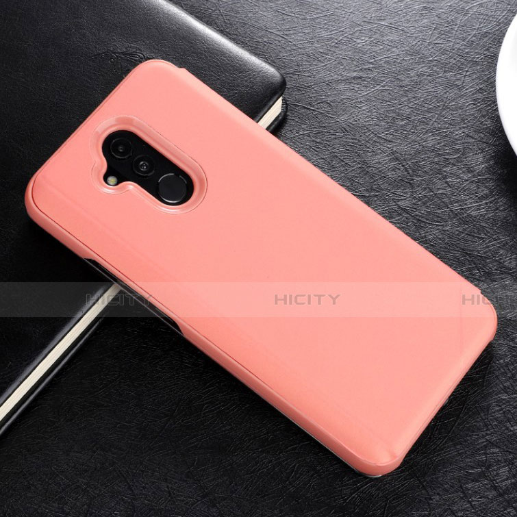 Funda de Cuero Cartera con Soporte Espejo Carcasa L02 para Huawei Mate 20 Lite