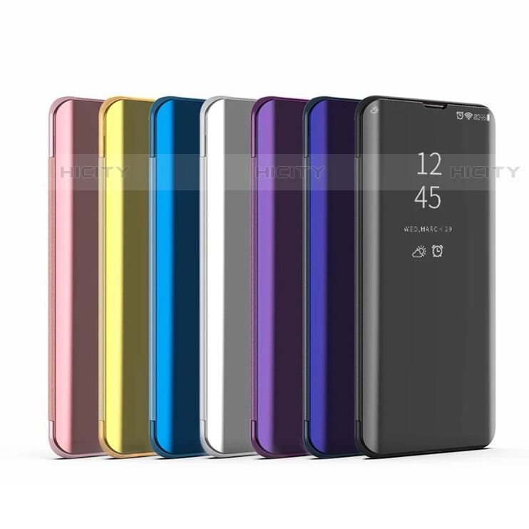 Funda de Cuero Cartera con Soporte Espejo Carcasa L03 para Oppo A93 5G