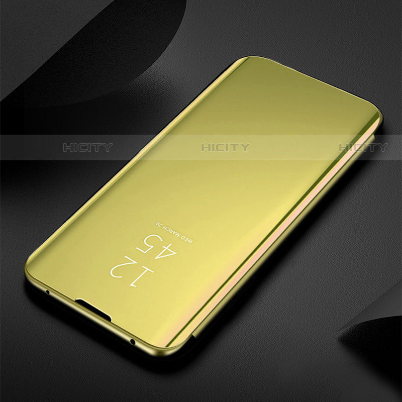 Funda de Cuero Cartera con Soporte Espejo Carcasa M01 para Xiaomi Mi 11 Lite 4G Oro