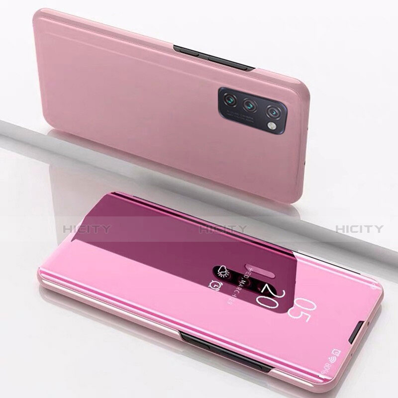 Funda de Cuero Cartera con Soporte Espejo Carcasa M02 para Huawei Honor V30 5G