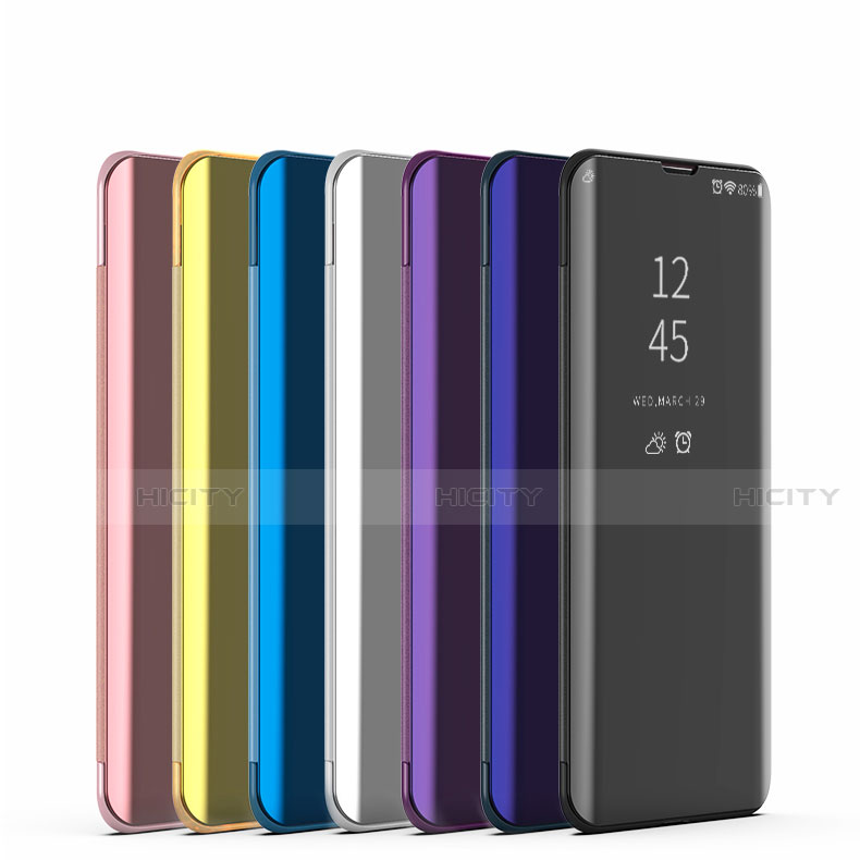 Funda de Cuero Cartera con Soporte Espejo Carcasa para Huawei G10