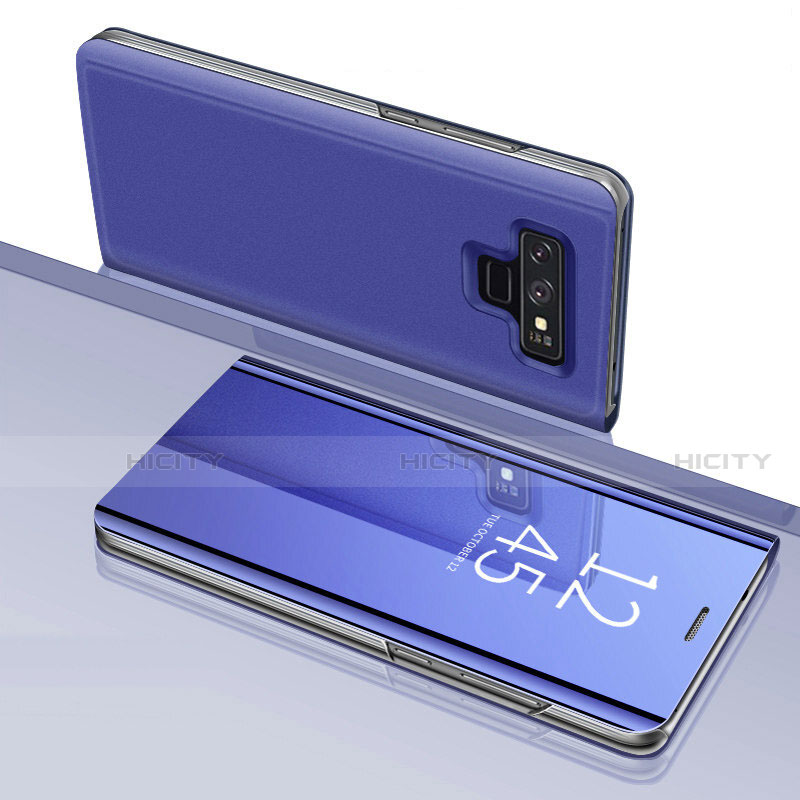 Funda de Cuero Cartera con Soporte Espejo Carcasa para Samsung Galaxy Note 9