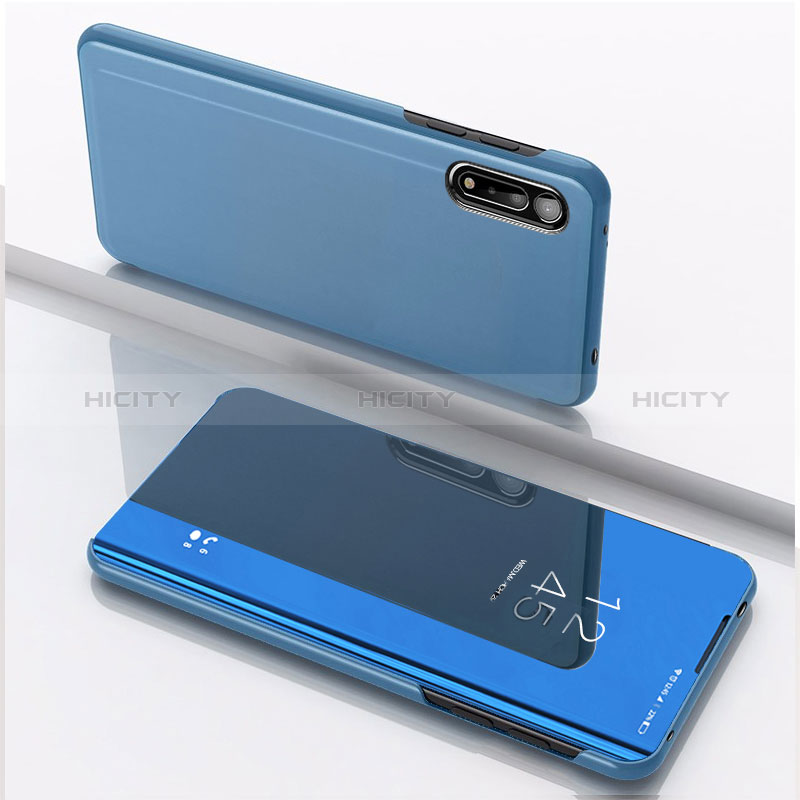 Funda de Cuero Cartera con Soporte Espejo Carcasa QH1 para Xiaomi Redmi 9i