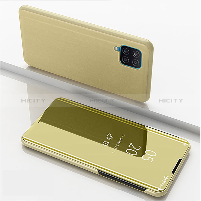 Funda de Cuero Cartera con Soporte Espejo Carcasa ZL1 para Samsung Galaxy A12 5G
