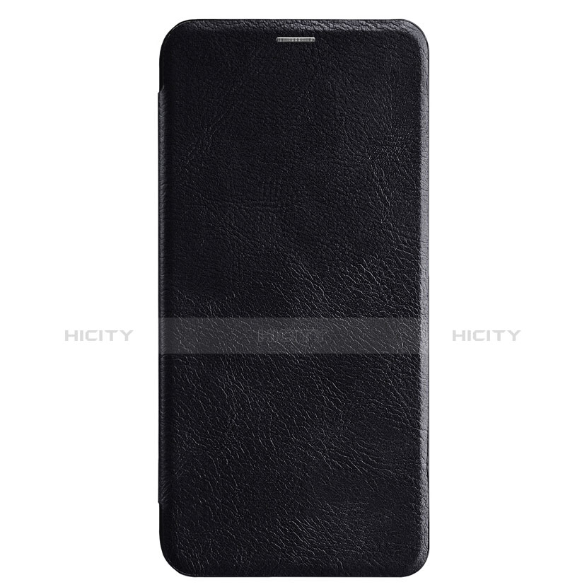 Funda de Cuero Cartera con Soporte F01 para Huawei Mate 20 Lite Negro