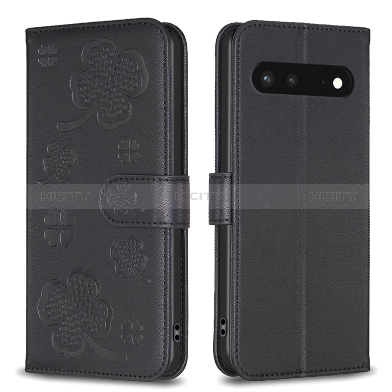 Funda de Cuero Cartera con Soporte Flores Carcasa BF1 para Google Pixel 7 5G