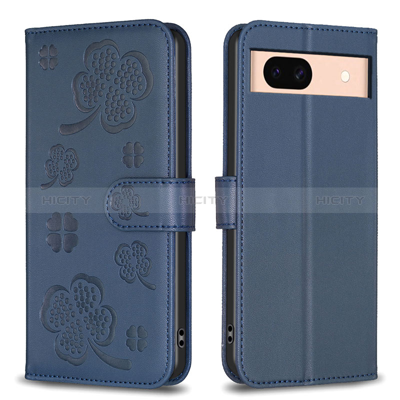 Funda de Cuero Cartera con Soporte Flores Carcasa BF1 para Google Pixel 8a 5G