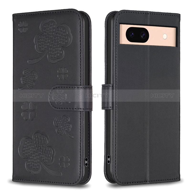 Funda de Cuero Cartera con Soporte Flores Carcasa BF1 para Google Pixel 8a 5G