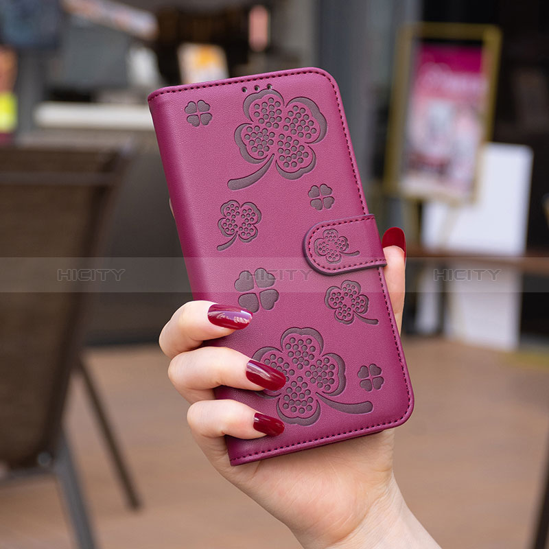 Funda de Cuero Cartera con Soporte Flores Carcasa BF1 para Oppo A35