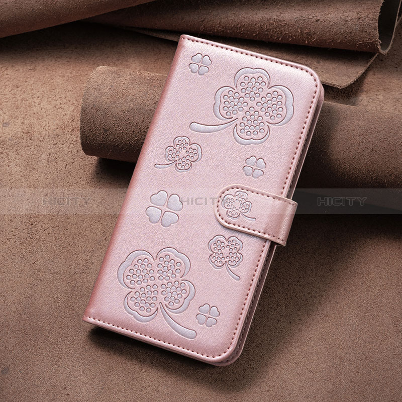 Funda de Cuero Cartera con Soporte Flores Carcasa BF1 para Oppo A35