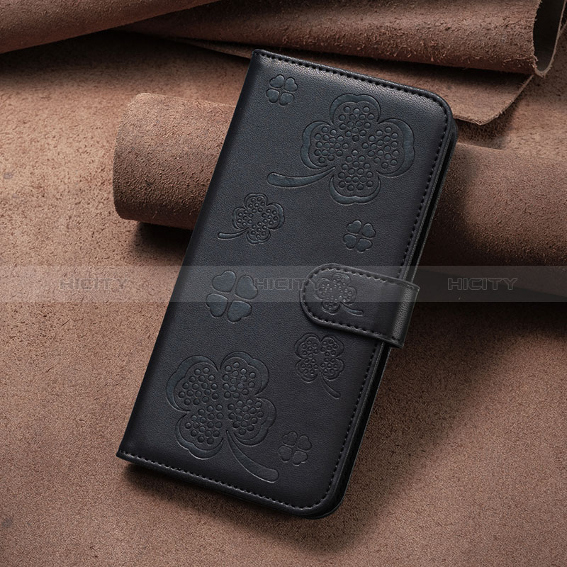 Funda de Cuero Cartera con Soporte Flores Carcasa BF2 para Xiaomi Mi 13 Ultra 5G Negro