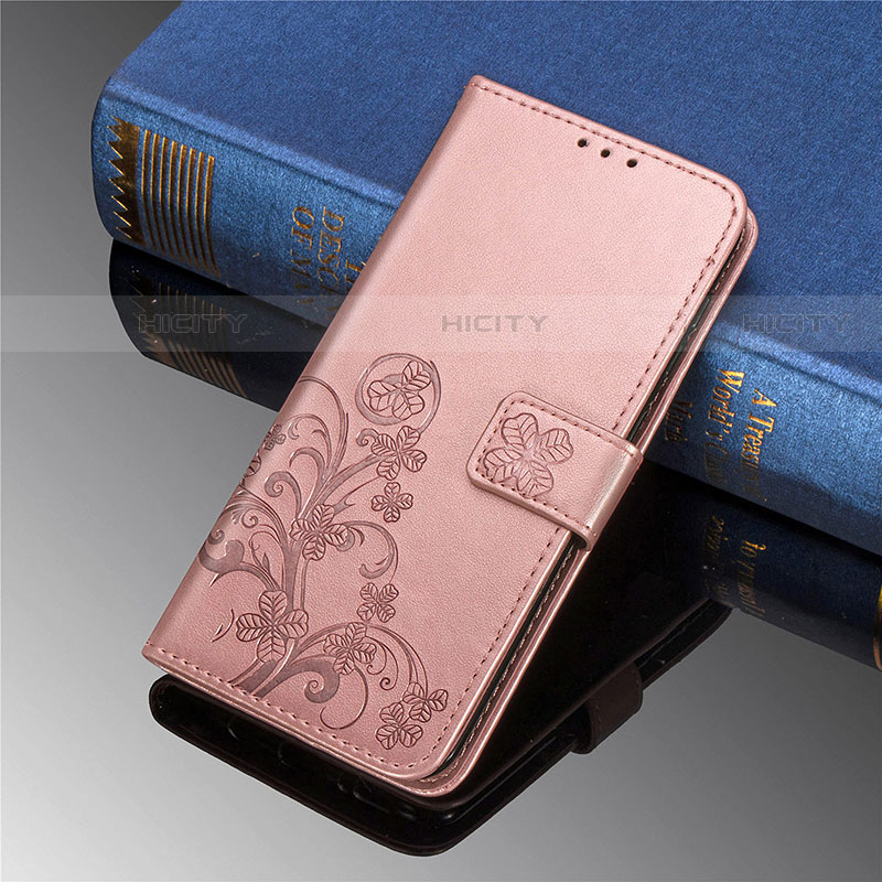 Funda de Cuero Cartera con Soporte Flores Carcasa L01 para Xiaomi Mi 11 5G Rosa