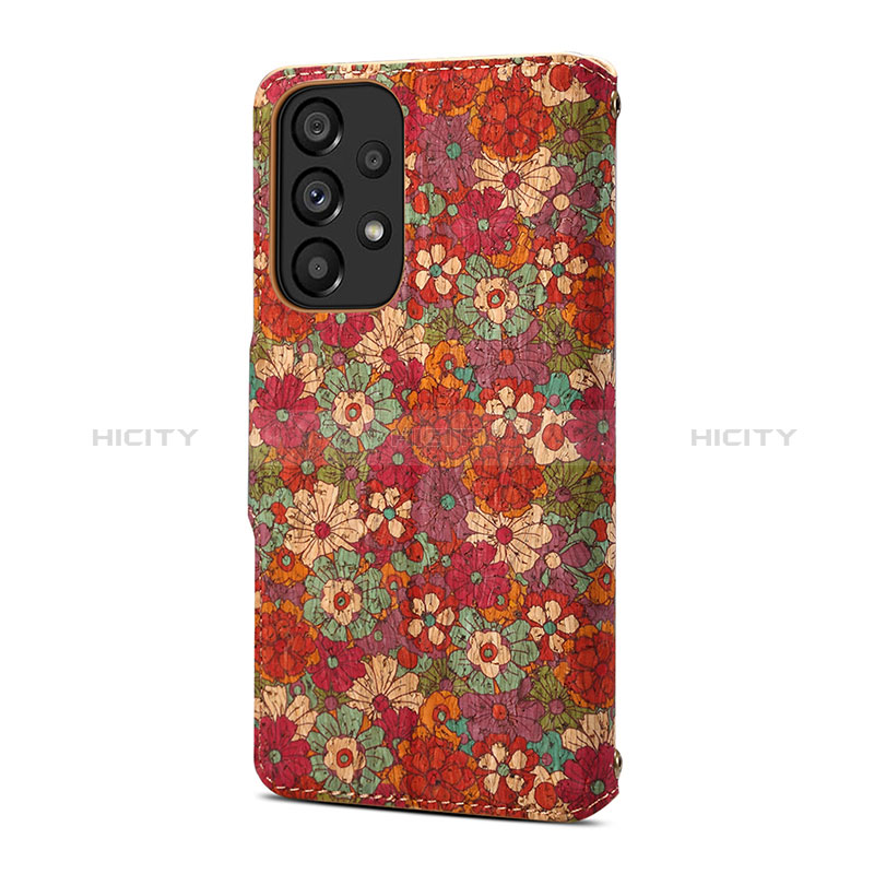 Funda de Cuero Cartera con Soporte Flores Carcasa MT2 para Samsung Galaxy A53 5G