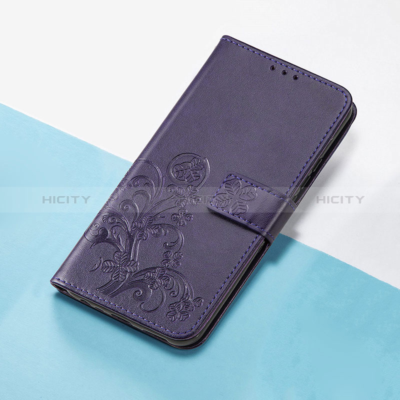 Funda de Cuero Cartera con Soporte Flores Carcasa para Google Pixel 4