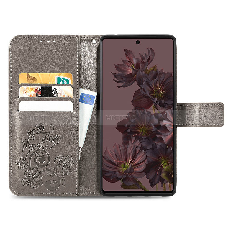 Funda de Cuero Cartera con Soporte Flores Carcasa para Google Pixel 7 5G