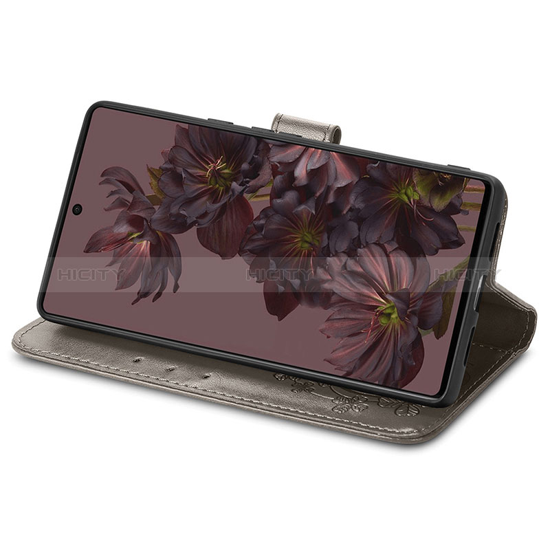 Funda de Cuero Cartera con Soporte Flores Carcasa para Google Pixel 7 5G