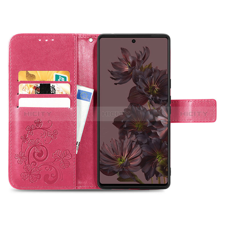 Funda de Cuero Cartera con Soporte Flores Carcasa para Google Pixel 7 Pro 5G