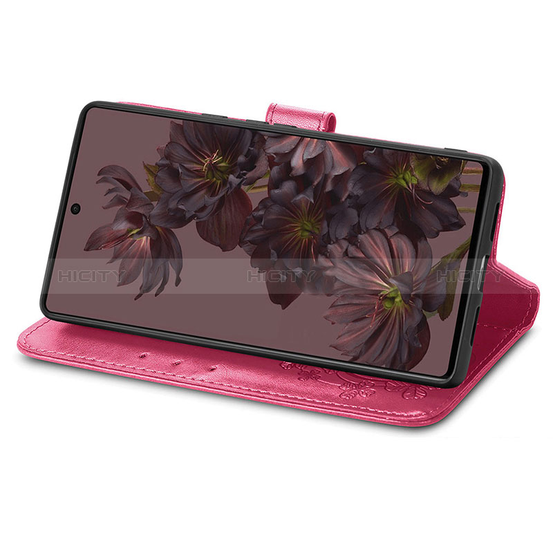 Funda de Cuero Cartera con Soporte Flores Carcasa para Google Pixel 7 Pro 5G