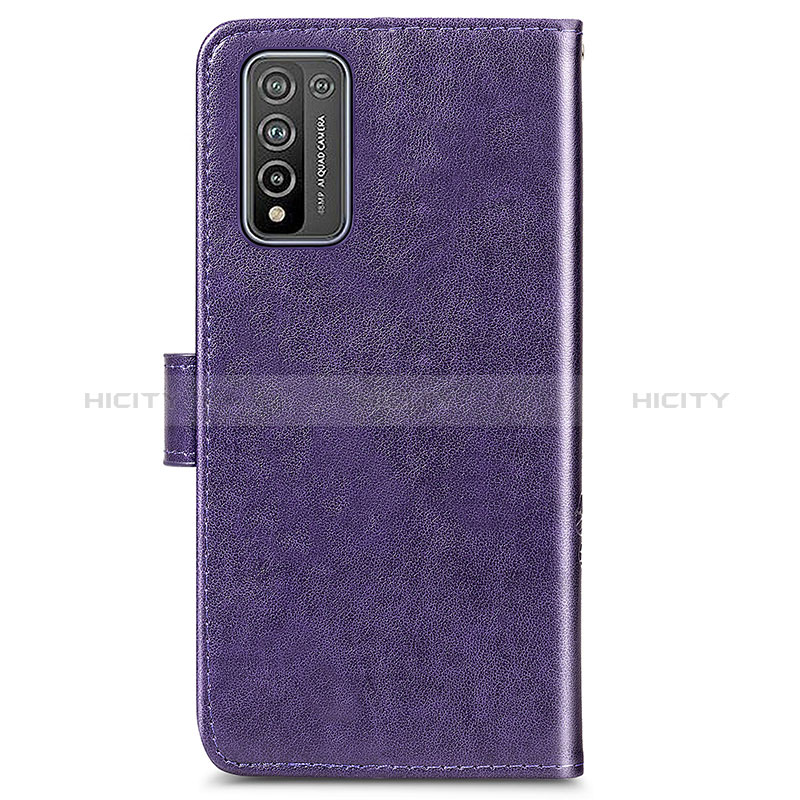 Funda de Cuero Cartera con Soporte Flores Carcasa para Huawei Honor 10X Lite