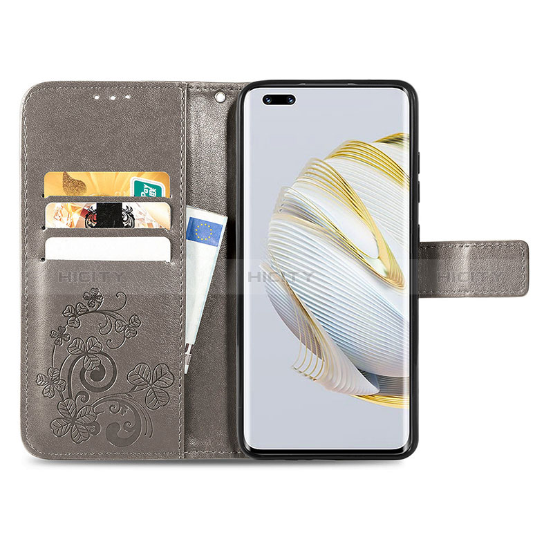 Funda de Cuero Cartera con Soporte Flores Carcasa para Huawei Nova 10 Pro